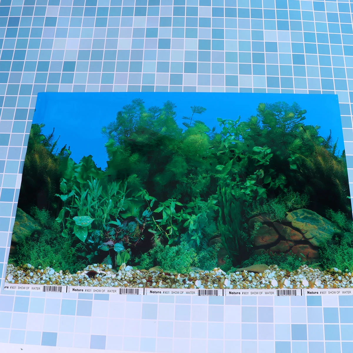

Background Fish Aquarium Tank Sticker Wallpaper Decoration 10 Gallon Backdrop 3D Decal Terrarium Paper Wall Glass Adhesive