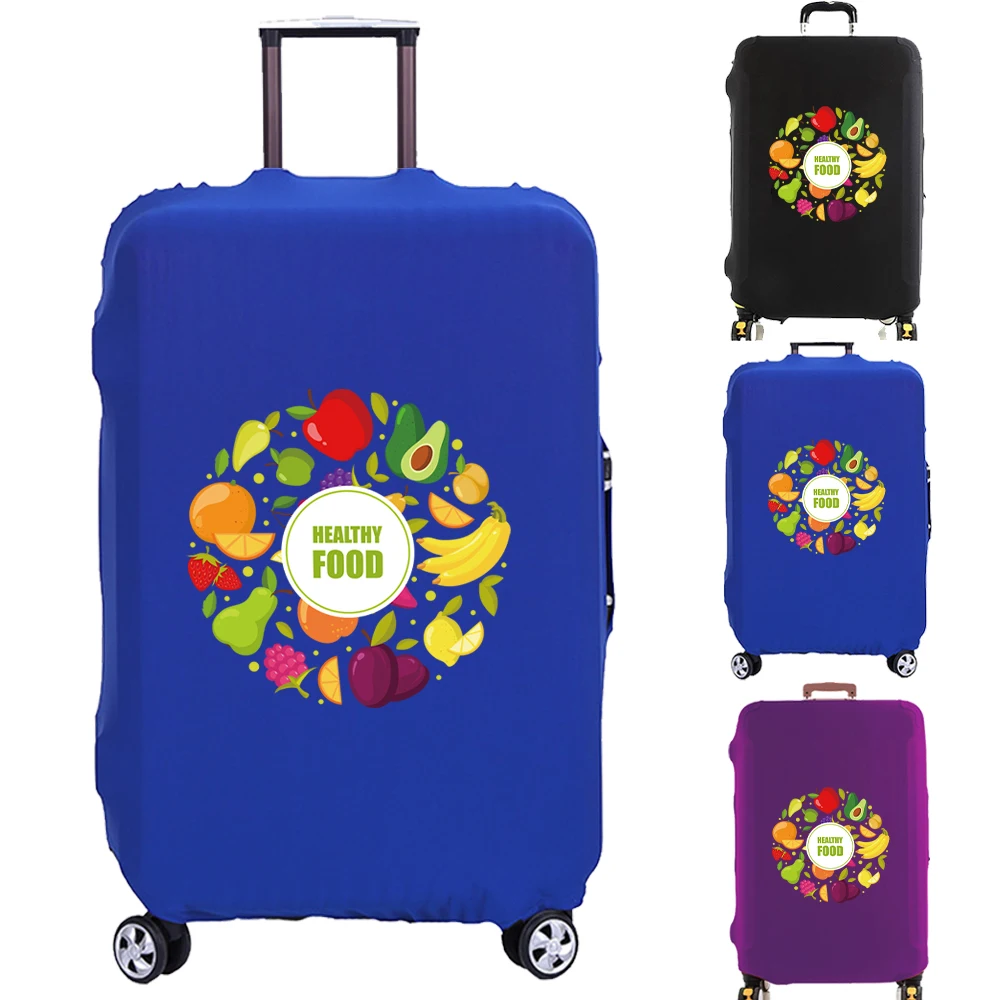

Fruit Pattern Print Luggage Cover Suitcase Protector Thicker Elastic Dust Covered for 18-32 Inch Trolley Case Travel Accessories