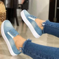 new denim cnvas shoes womens flats fashion casual shoes comfortable slip on canvas sneakers summer tennis for girl flats