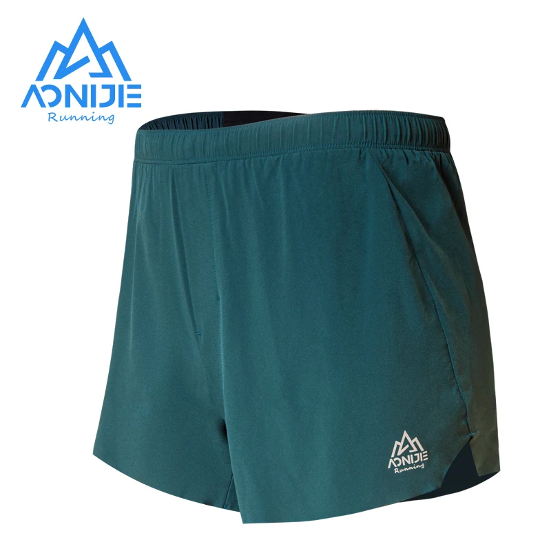 AONIJIE FM5153 New Man Male Quick Drying Sports Shorts Elastic Waistband Boxer with Back Pocket for Daily Running Gym Exercise