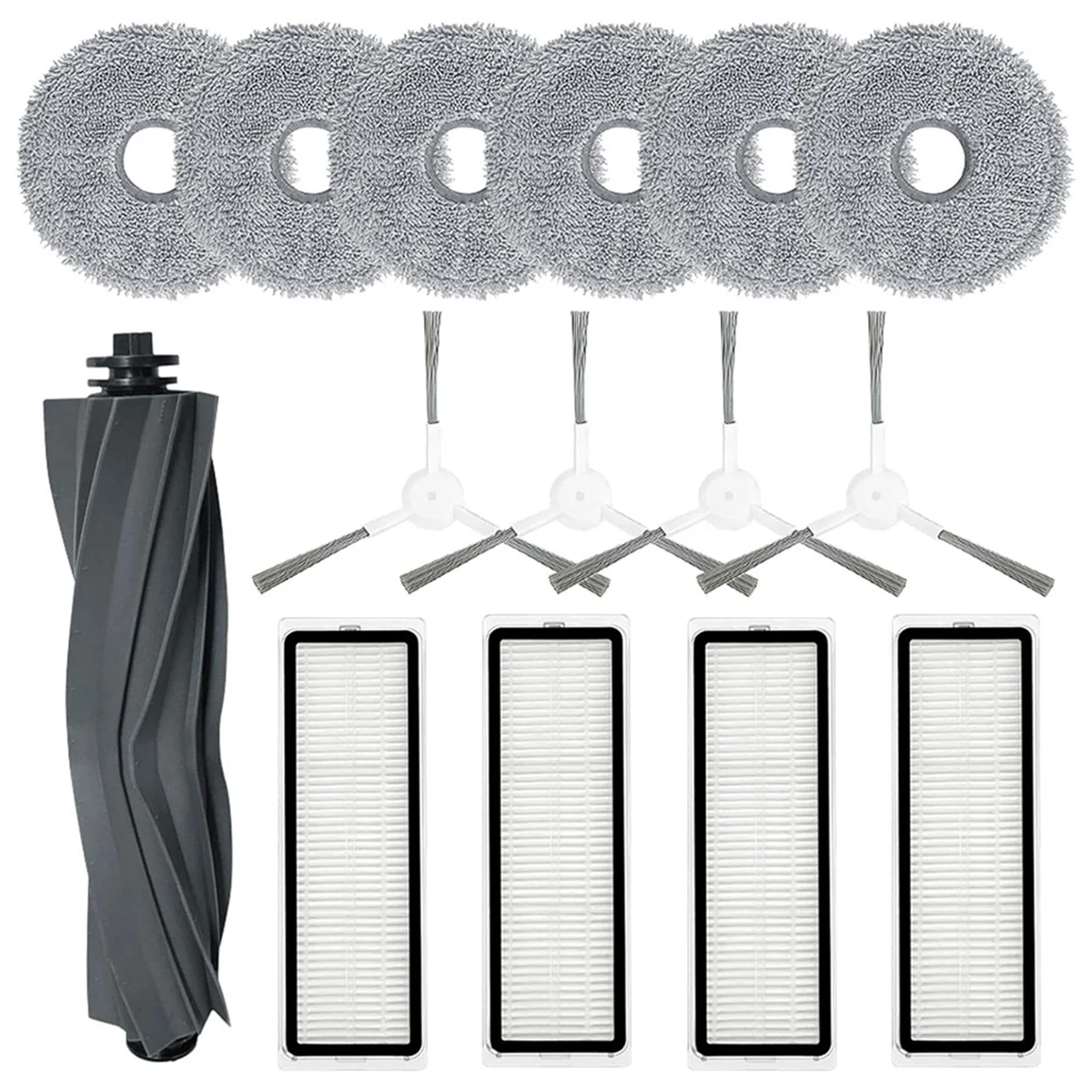 Сменные детали для пылесоса Xiaomi X10 основная боковая щетка фильтр НЕРА насадка на