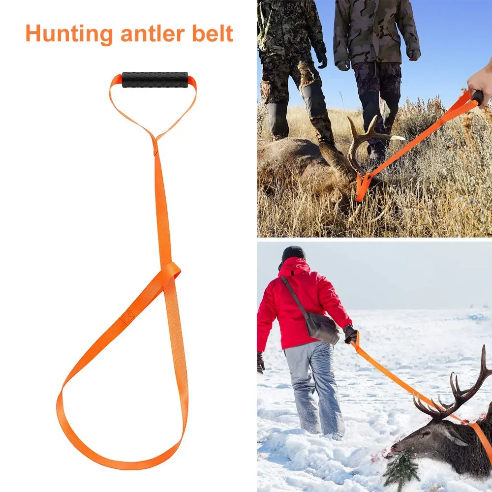 

Deer Drag Harness Durable Hunting Deer Belt With Handle Portable Puller Dragging Pull Rope Multipurpose Band For Outdoor Farm