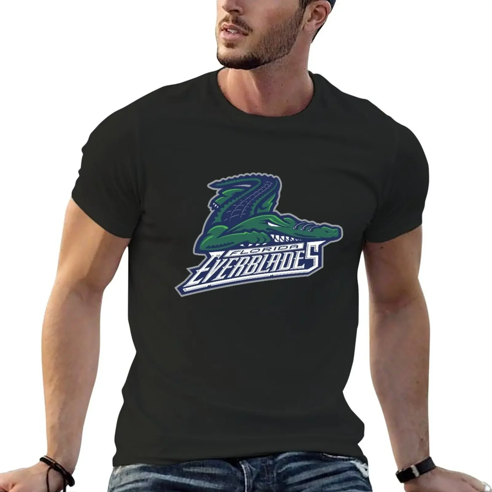 Футболка Florida Everblades футболка большого размера с рисунком милые топы забавные