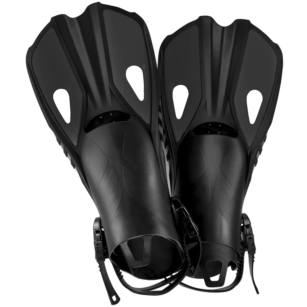 Professional Scuba Diving Fins Adult Adjustable Swimming Shoes Silicone Long Submersible Snorkeling Foot Monofin Diving Flippers