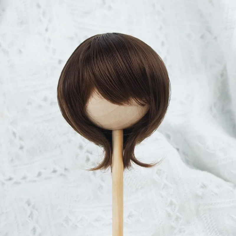 Новинка 1/3 парик для куклы Bjd короткие прямые волосы окружность головы 21 5-23 см 60