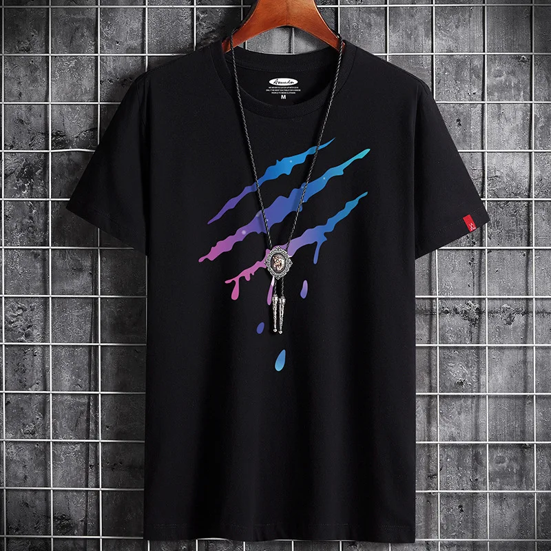 

T-shirt for Men Clothing 2022 Fashion Summer Graphic Vintage Tshirt Anime Goth Oversized Harajuku Manga Anime S-6XL T Shirt