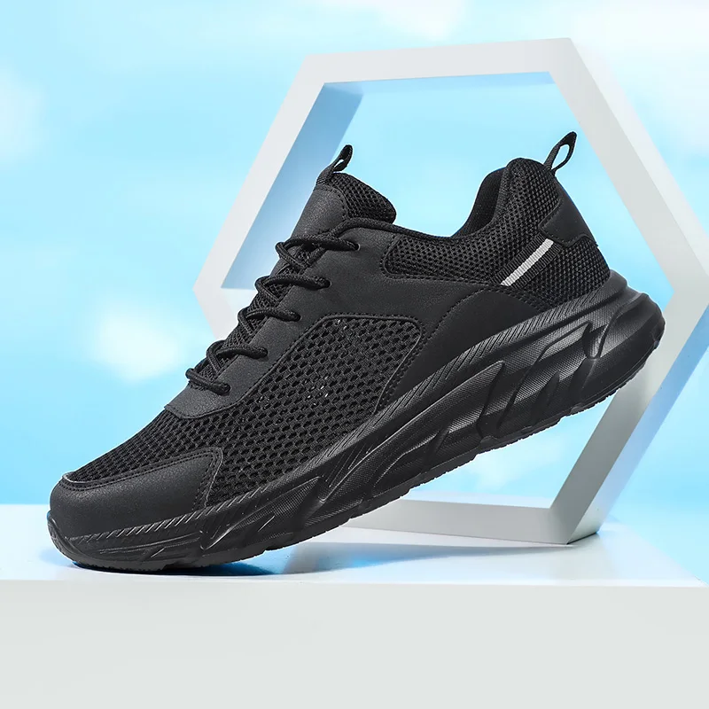 Large Size 38-48 Ultra-light Men Shoes Mesh Breathable Running Shoes Men Sneakers Soft Bottom Fashion Walking Sports Shoes