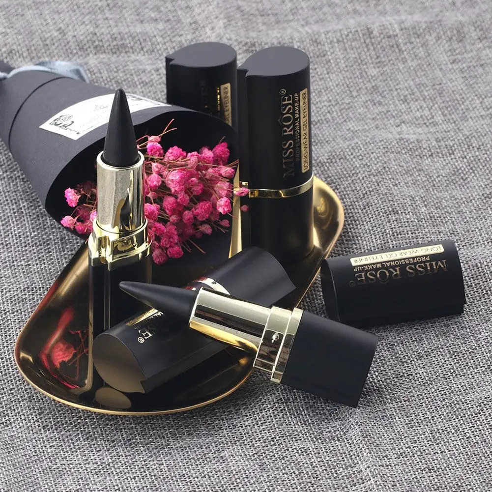 1 шт. черная водостойкая подводка для глаз кремовая долговечная легкосохнущая