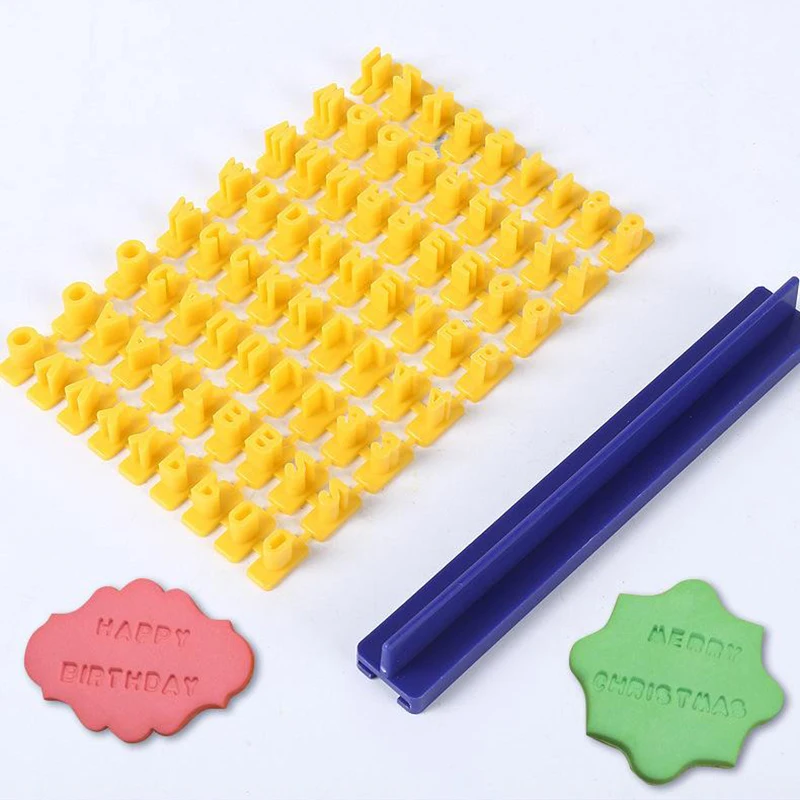 Форма для печенья с буквами и цифрами английская буквенно-цифровая печать форма