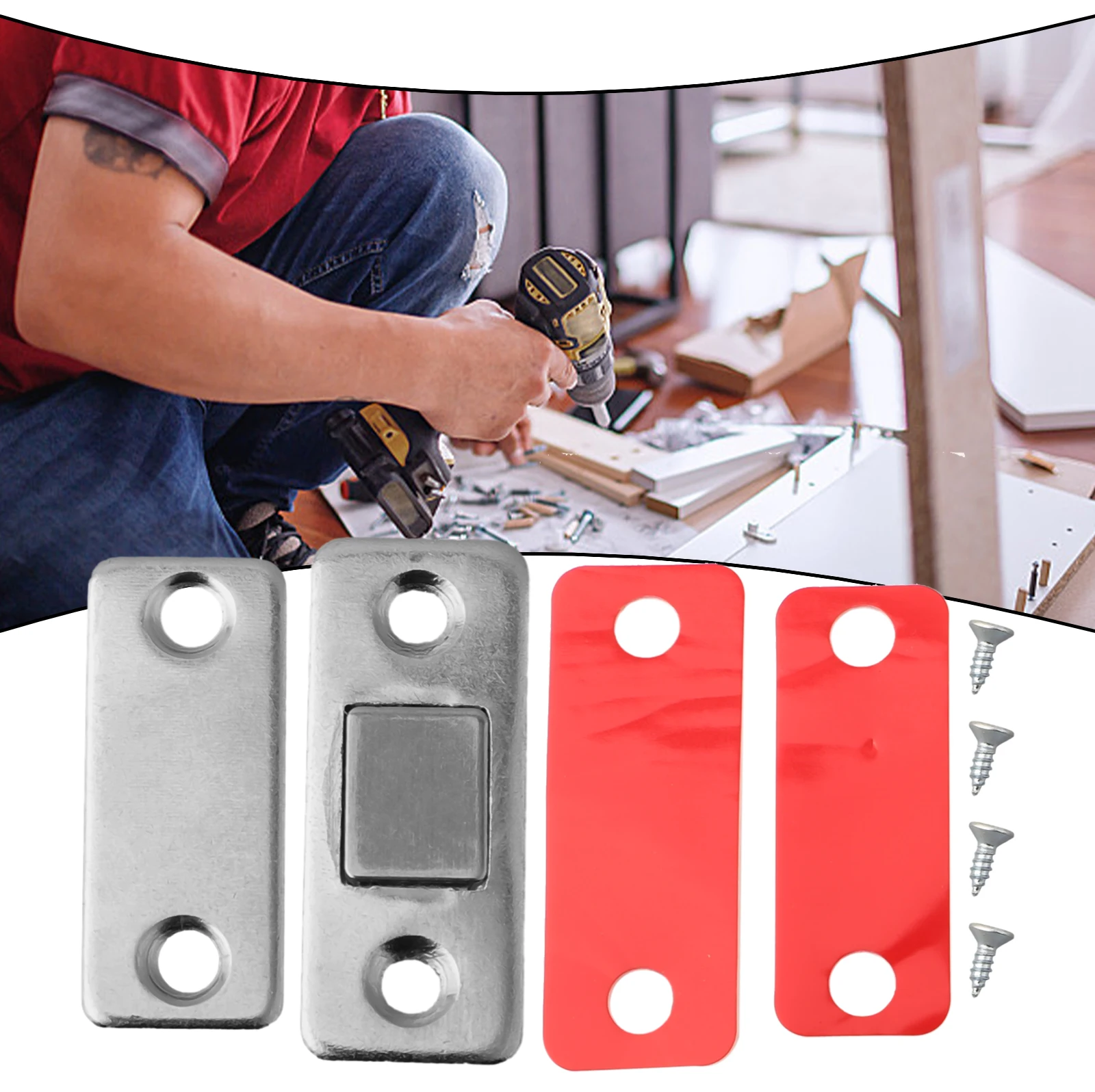 Защелка Самоклеящаяся защелка Шкафы Двери Schlafzimmer Zubehör Closer Schrank Zuhause Schublade Tool Haushalt