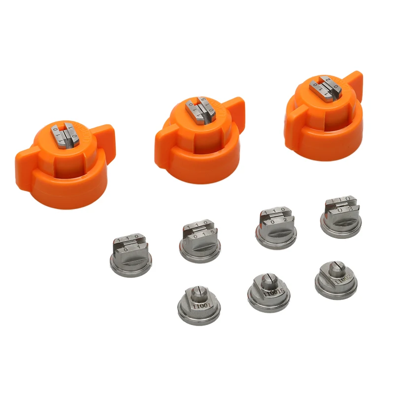 1PCS Agricultural Sprayer T10 T16 T20 T30 Fan Shaped Stainless Steel Nozzle Flat Cap Rubber Gasket for RC Plant Protection UAV - купить по