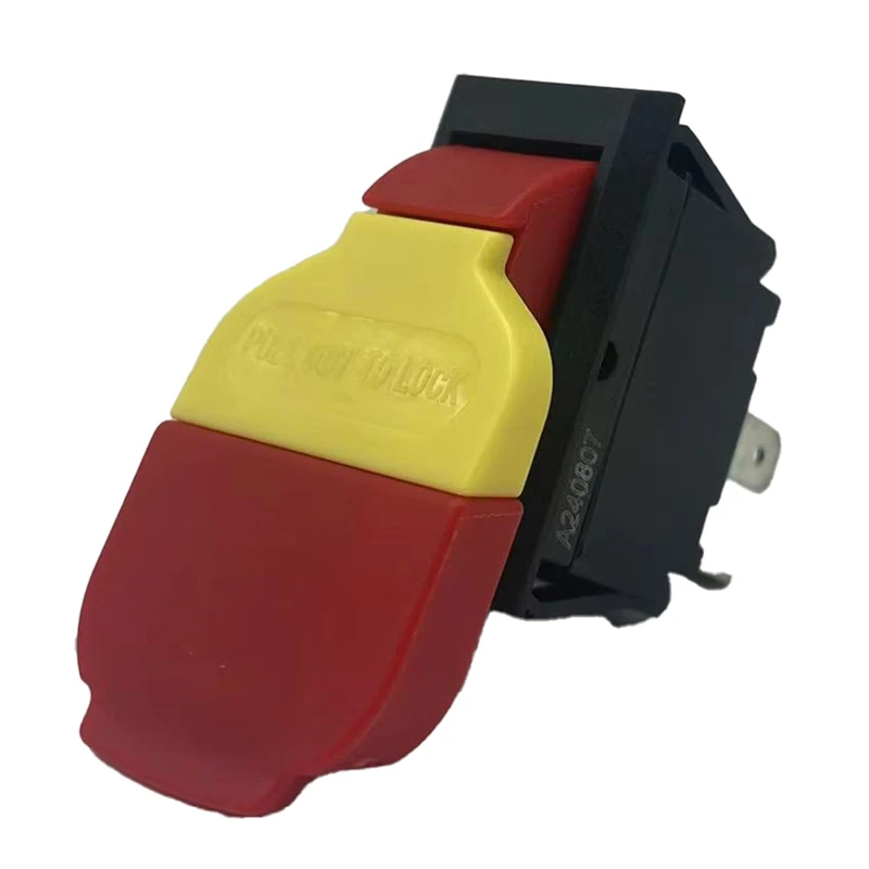 125/250 В 4-контактный электромагнитный кнопочный переключатель Вкл. Выкл. Ключевые