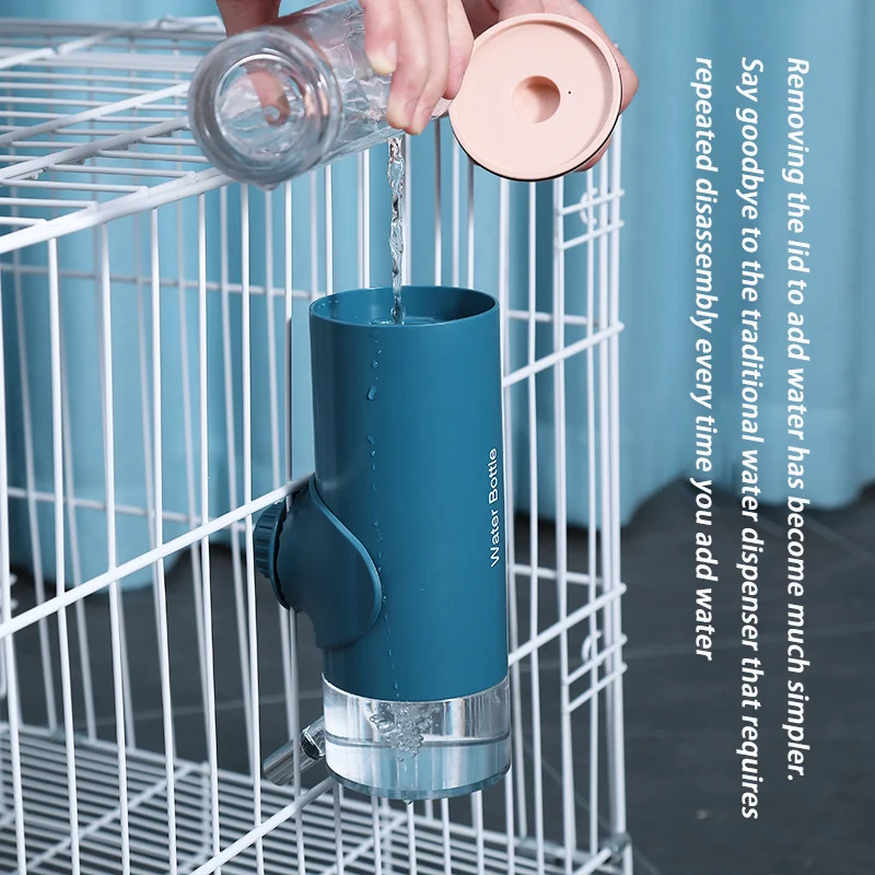 

Pet Hanging Cage Water Pet Drinker Bottle Dispenser Fountain Head Drinker Ball Puppy Dog Cat Pet Automatic Water Drinking
