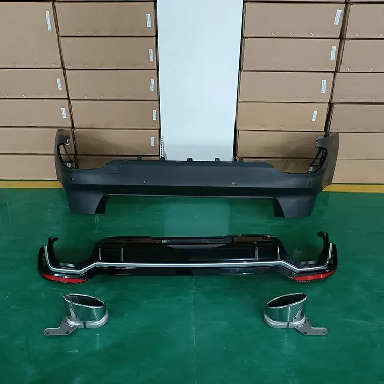 Высококачественный задний бампер для Audi A4 B9 модифицированный к RS4 диффузор с