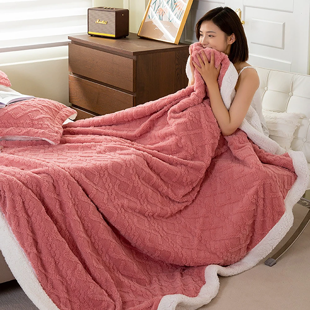 Мягкое утяжеленное одеяло теплые флисовые зимние одеяла для взрослых однотонное