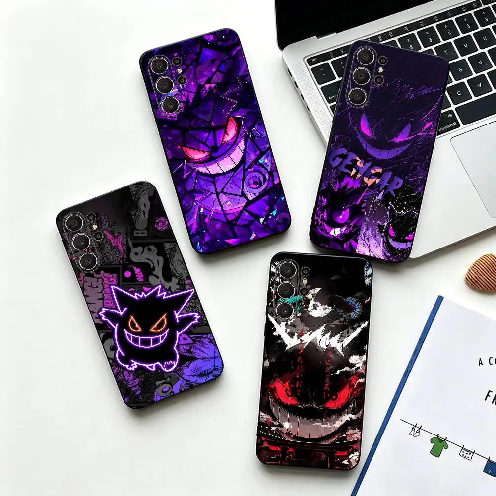 Фото Чехол для телефона Lazy G-Gengars, озорной, но милый, для Samsung S26, S24, S21, S22, Plus S23, S30, Ultra, S20, Fe, черный, из мягкого силикона №1
