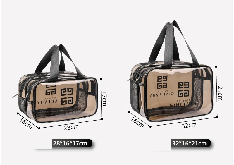 

Женская вместительная портативная косметичка, многофункциональная дорожная косметичка для мытья, Портативная сумка для хранения для ванн...