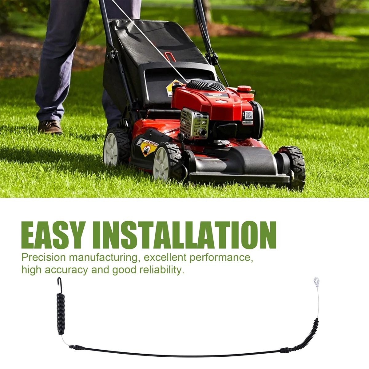 Кабель сцепления палубы 946-05124A заменяет MTD для газонокосилки Craftsman Huskee Murray 746-05124A