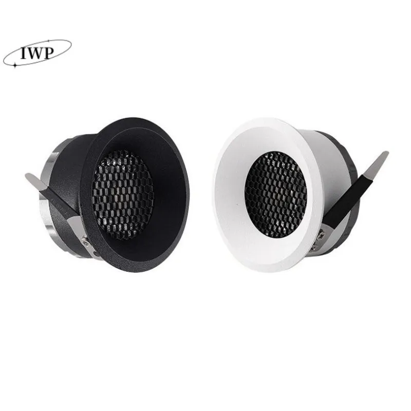 Сот гнездо с антибликовым объективом COB встраиваемые потолочные светильники с регулируемой яркостью 5W7W9W, круглые фотообои для внутреннего освещения