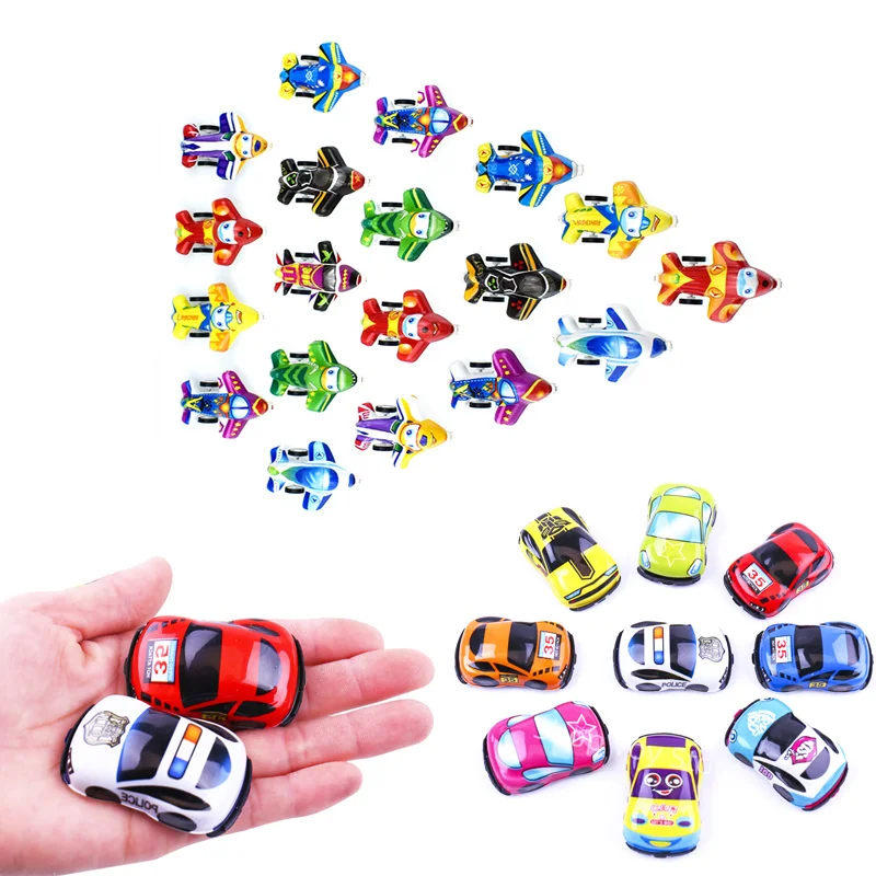 

20 Pieces/Multiple Pieces Cartoon Kids Toys Car Airplane Toys Mini Car Models Fun Toys Kids Kindergarten Toys Gifts