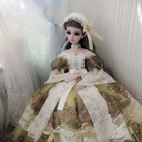 bjd clothes elegant lace party princess dress for 13 bjd sd dd wedding dress western style clothes doll accessories
