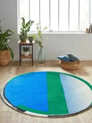 Роскошный круглый ковер для пожилых людей семейная гостиная спальня