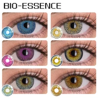 Bio-essence Pair New York Blue Lenses Colored Contact Lenses For Eyes Brown Lenses Natural Eye Contact Fashion Lenses