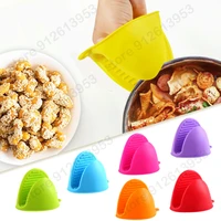 microwave oven glove silicone heat insulation mitts anti scalding pot bowl holder clip cooking baking kitchen gadget accessories