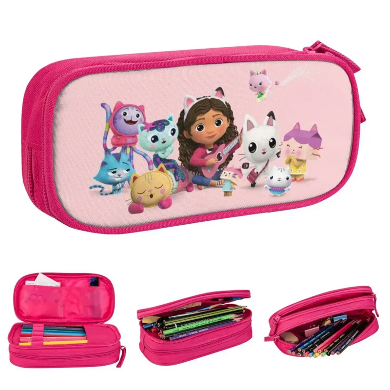 

Creative Gabby's Dollhouse Sprinkle Party Pencil Cases Pen Box for Student Large Storage Bag Students School Gifts Stationery