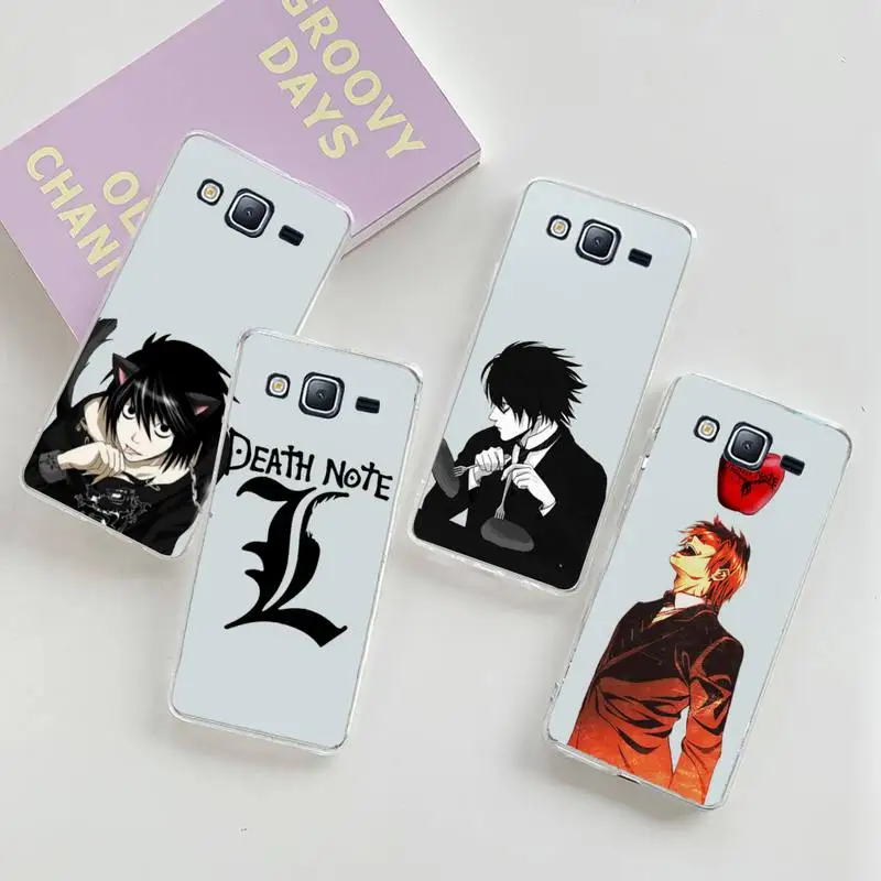 

Death Note Ryuk manga Anime Phone Case Transparent For Samsung Galaxy A S 22 52 20 21 71 10 51 50 12 40 fe ultra plus