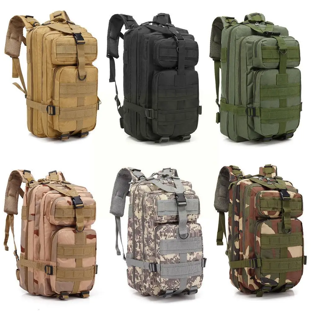 

30L Men Women Outdoor Military Army Tactical Backpack Camping Trekking Fishing Travel Sport Rucksacks Bags Hiking T0A0