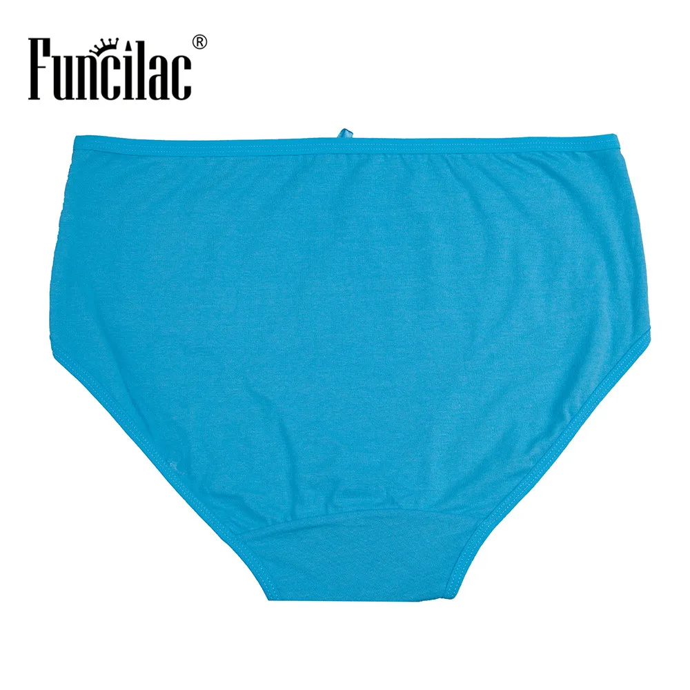 Plus Size Women's Panties Sexy Female Underwear Floral Print Girls Briefs Lace Intimates for Women Ladies 6 Pcs/Lot