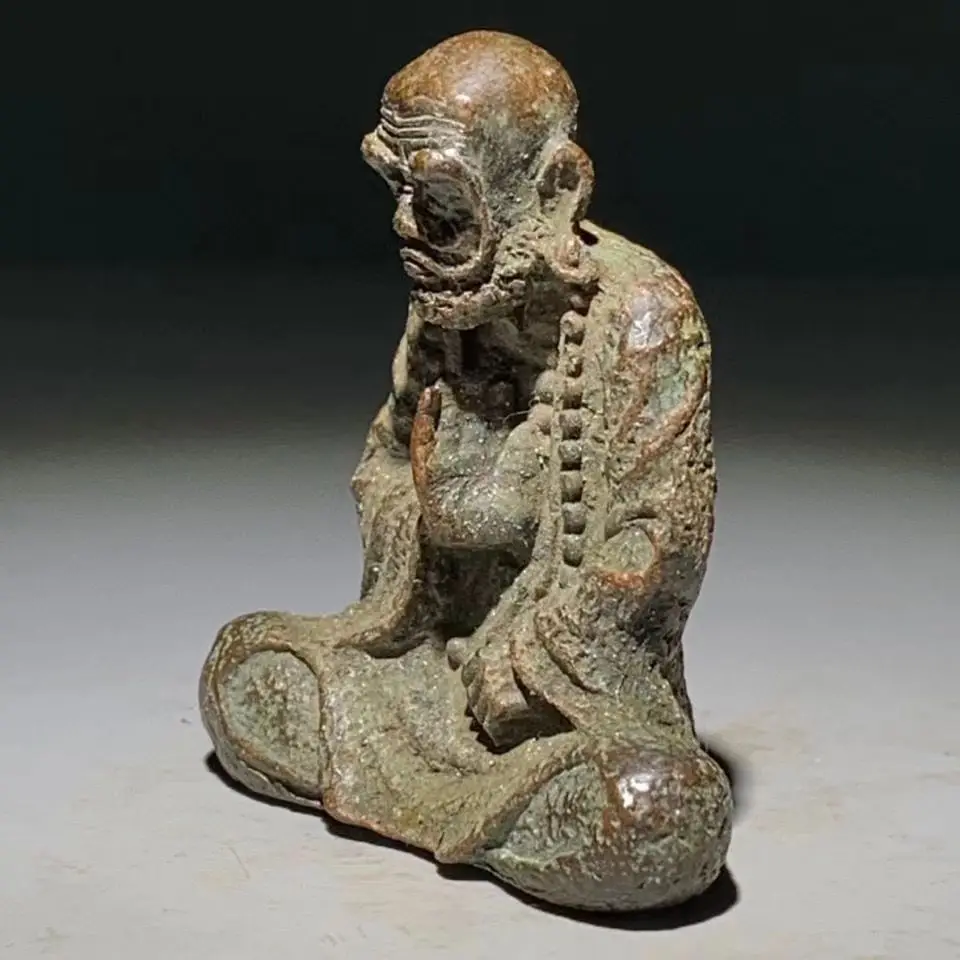 Китайская сборная бронзовая статуя геомантическое богатство благоприятное