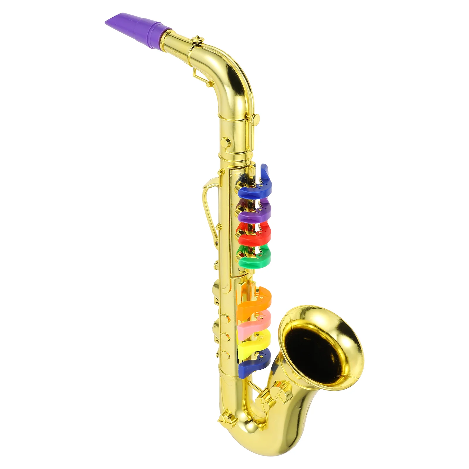 

Saxophone Model Plastic Trumpet Eight Tone Vertical Kids Practical Simulation Music