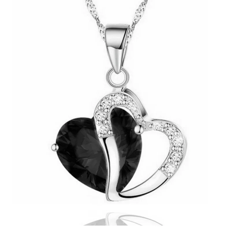Europe and America 2023 Fashion New Beautiful Heart Pendant Necklace Wholesale Women and Jewelry Wedding Party Couple Gifts
