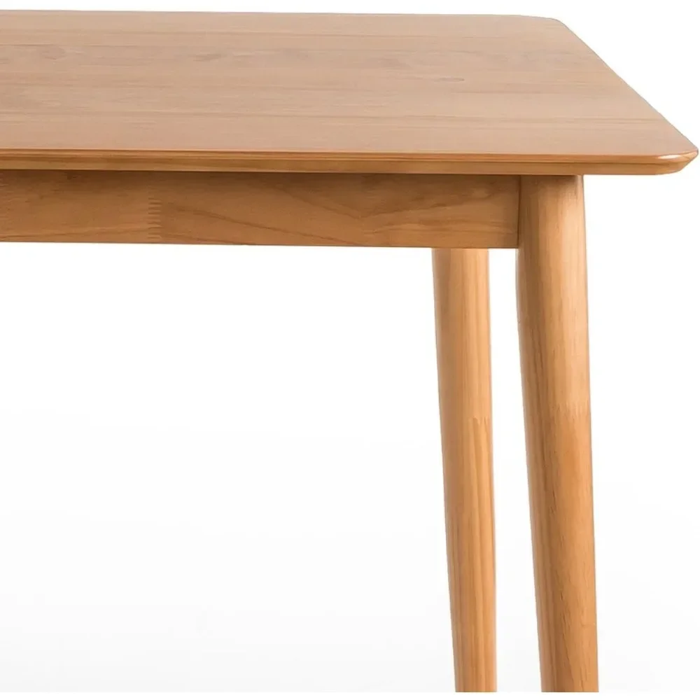 47-дюймовый обеденный стол ZINUS Нен кухонный из массива дерева простой в сборке