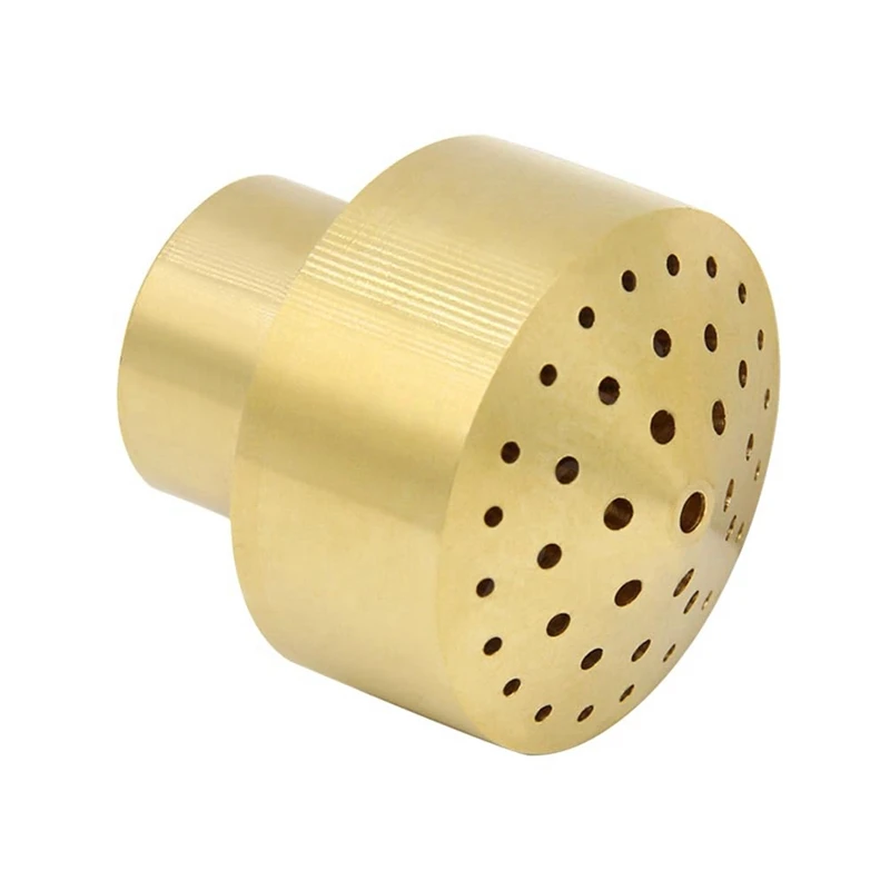 Цельная латунная насадка для фонтана 1/2 дюйма DN15 колонна пруда головка