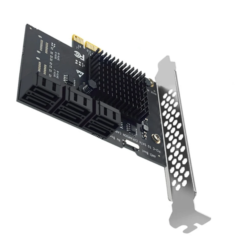 Плата расширения с 6 портами SATA 3 0 на PCIe X1 PCI Express адаптер SATA3 Гбит/с конвертер