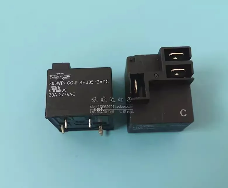 (10 шт.) 805WP-1CC-F-SF J05 12VDC Matsukawa реле 30A 277V 12V 5-контактный 3 разъема