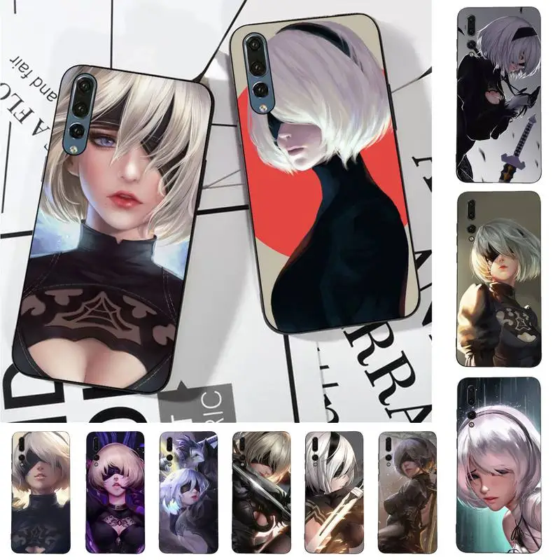 

Anime nier automata Phone Case for Huawei P30 40 20 10 8 9 lite pro plus Psmart2019