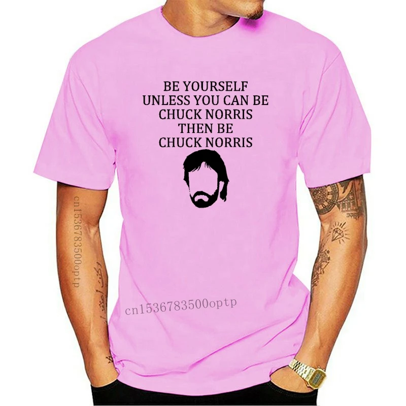 

Будьте себе, если вы не сможете быть с Чаком Норрисом, ТВ-фильмом, карате, мужская, Детская футболка, удобная футболка, повседневные футболки ...