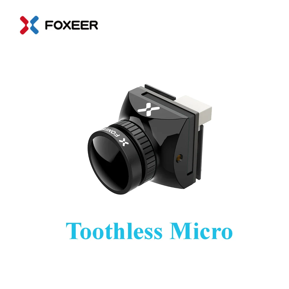 

Foxeer Toothless 2 Micro CMOS 1/2 1.7mm 1200TVL PAL NTSC 4:3 16:9 FPV Camera with OSD 4.6-20V Natural Image For RC FPV Drone