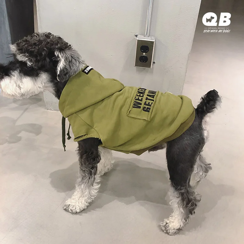 

Spring Pet Dog Cat Schnauzer Fadou Bugs Small Dog Fat Dog Cotton Sleeveless T-shirt Sweater Tide Suit