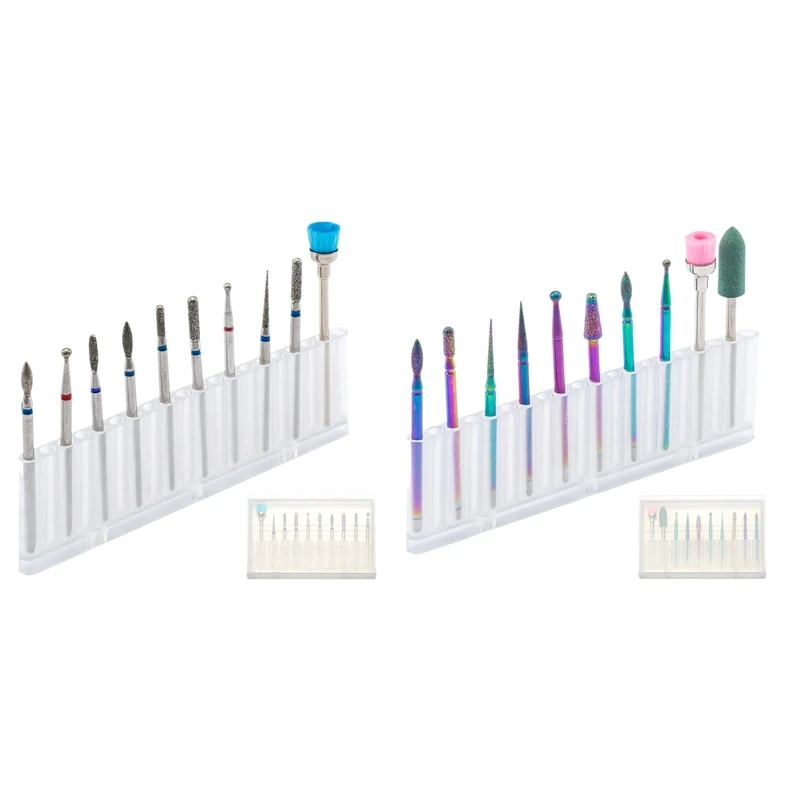 

10PCS Nail Drill Bit Set Electric Machine Salon Manicure Pedicure