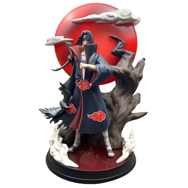 

Naruto Shippuden Anime Figurine Model GK Infinite Mugen Tsukuyomi Itachi Uchiha Action Figure 36cm Statue Collection Toy Figma