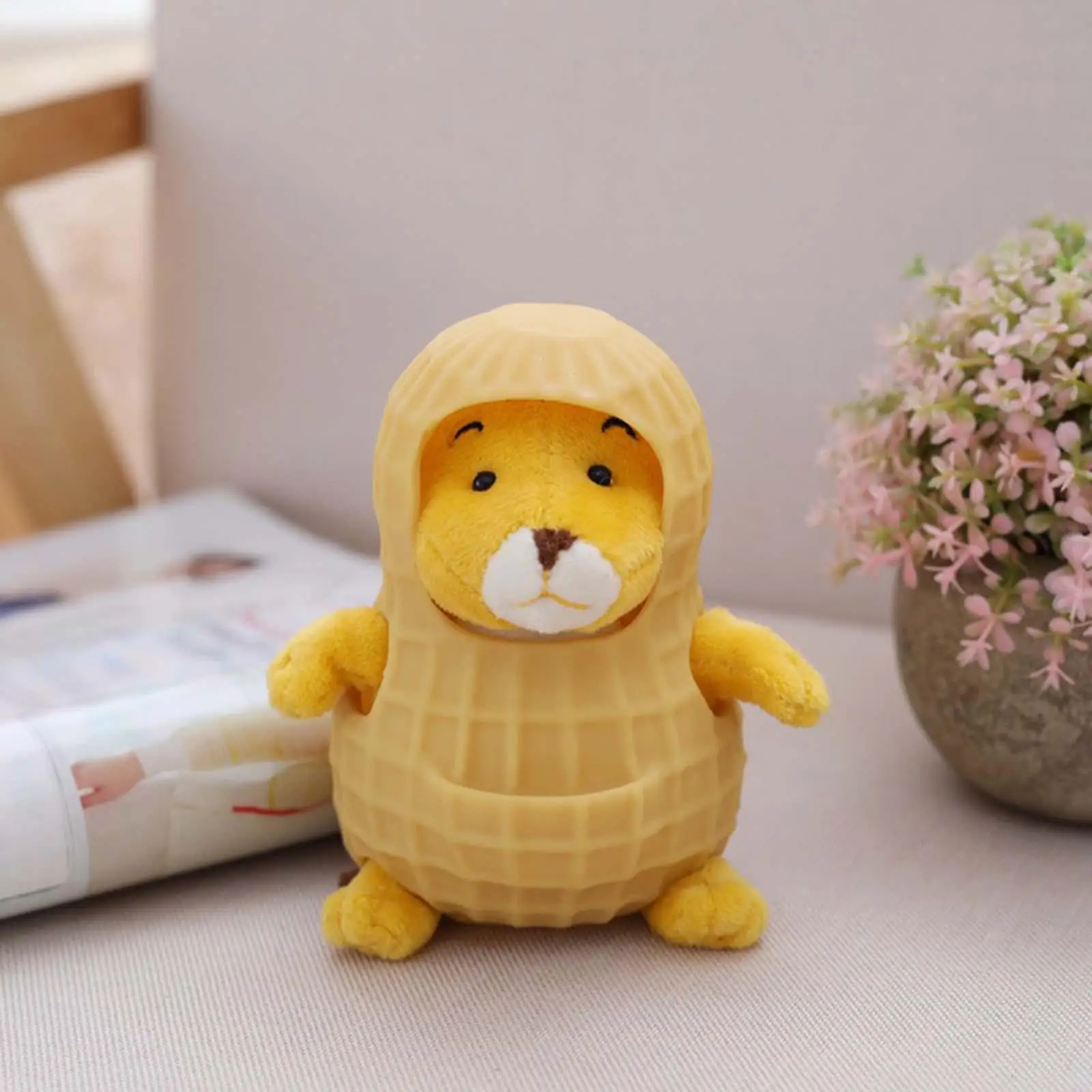 

Mini Plush Toys with Peanut Cover Car Ornament Unique for Children