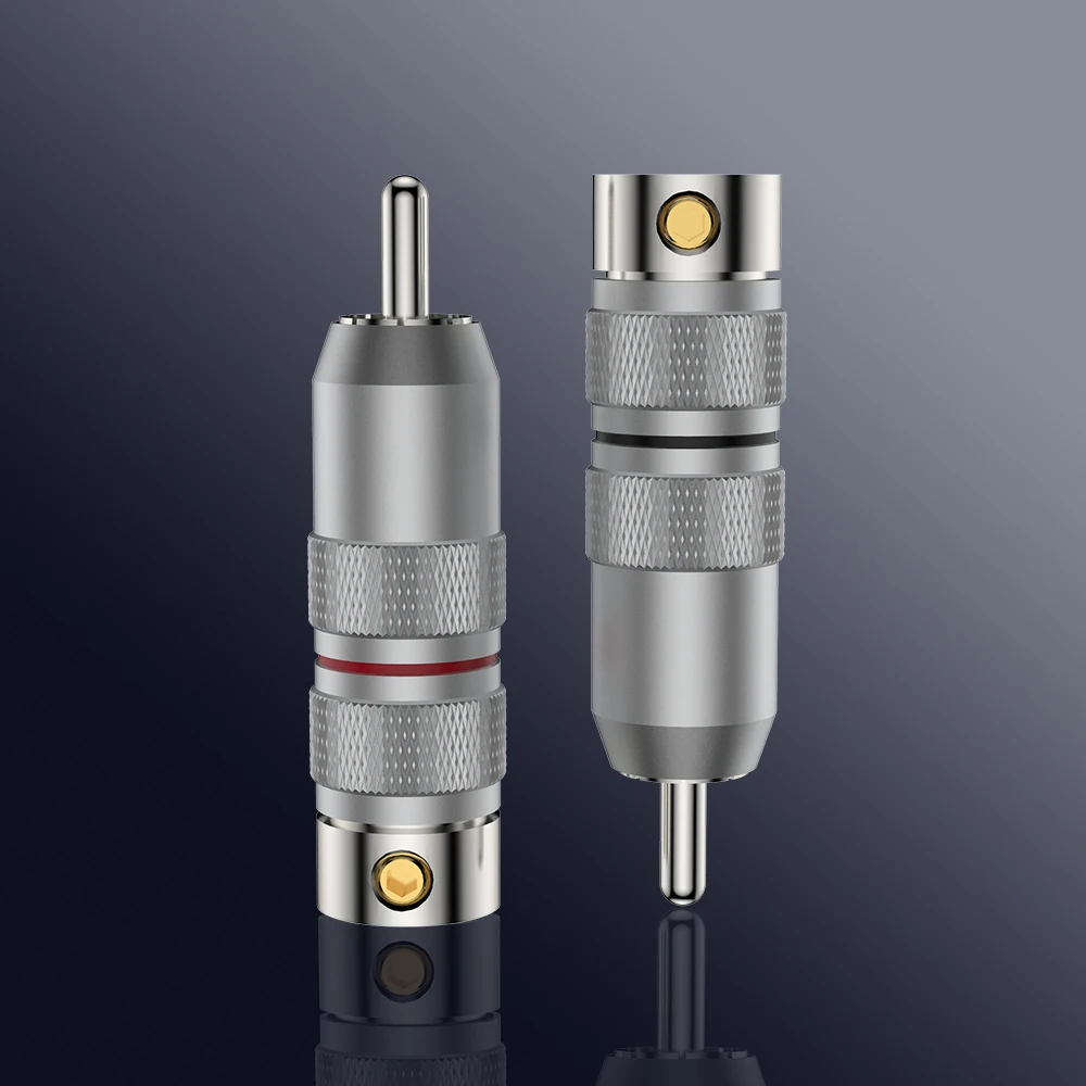 Вибро VR107R Разъем RCA Разъемы из чистой меди Штекер аудиокабеля