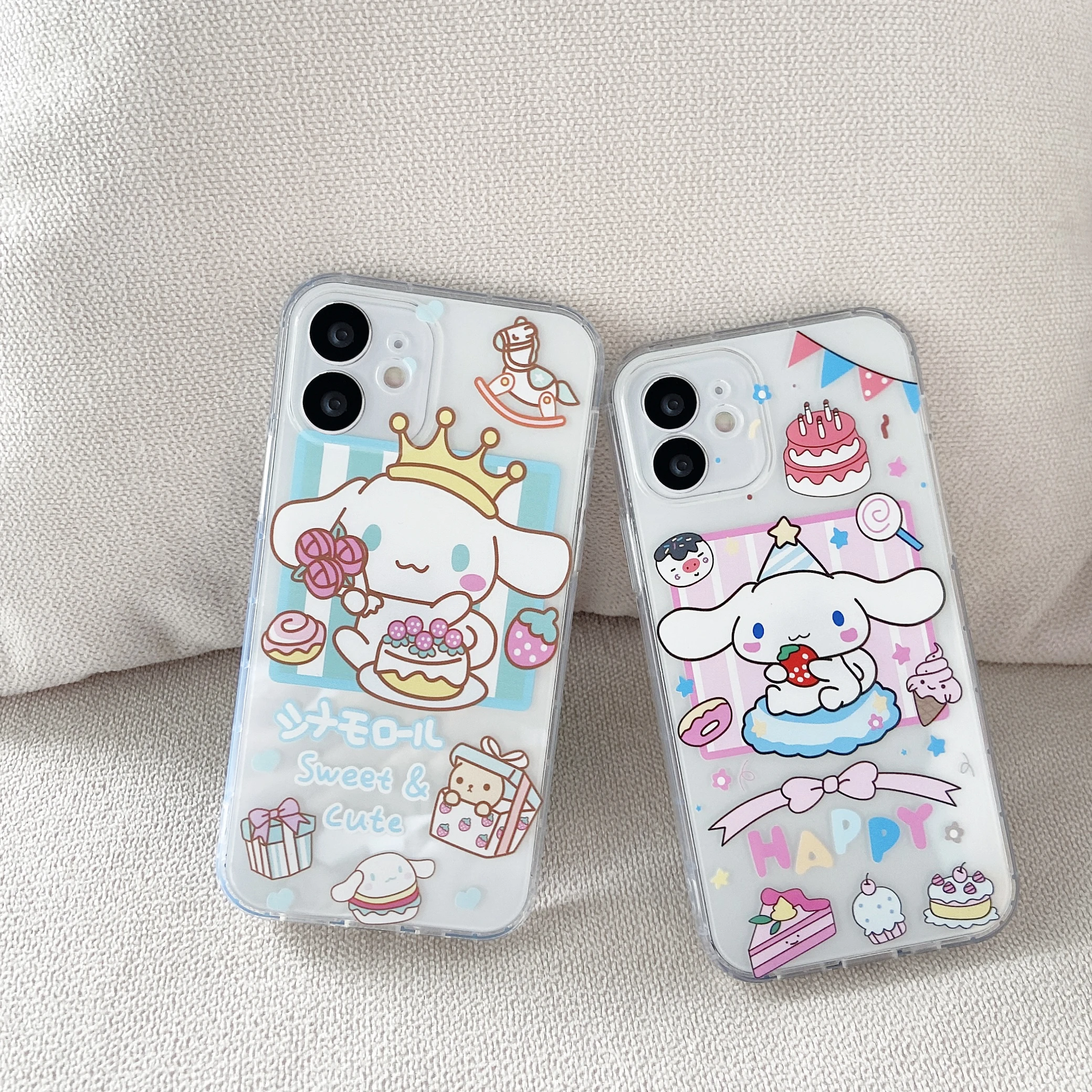 

Bandai Cute Cartoon Sanrio Kulome Phone Case for iPhone 12 11 Pro Max Mini Xs Xr X 8 7 Plus High Quality Cover