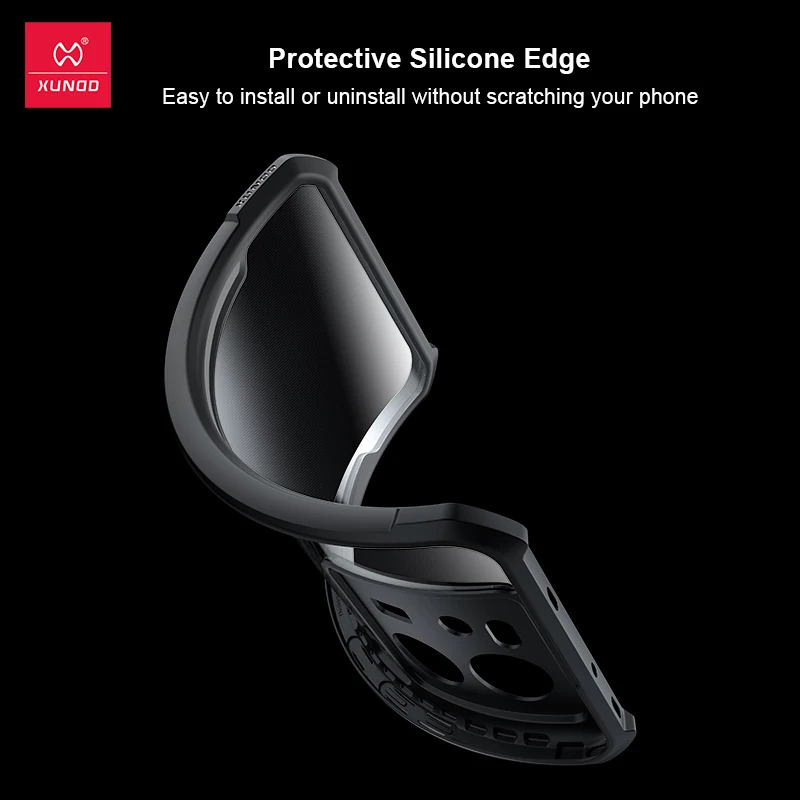 Чехол Xundd для Xiaomi 13 T Pro прозрачный чехол телефона противоударный защитный