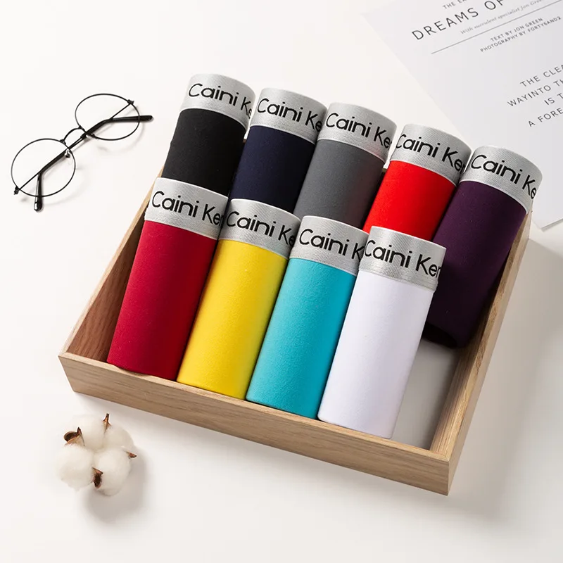 Boxer Shorts Men's Panties Homme Underpants Boxershorts Underwear for Man Breathable Boxers Male Sexy Set Soft Shorts